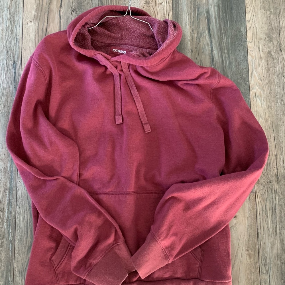 Maroon express hoodie